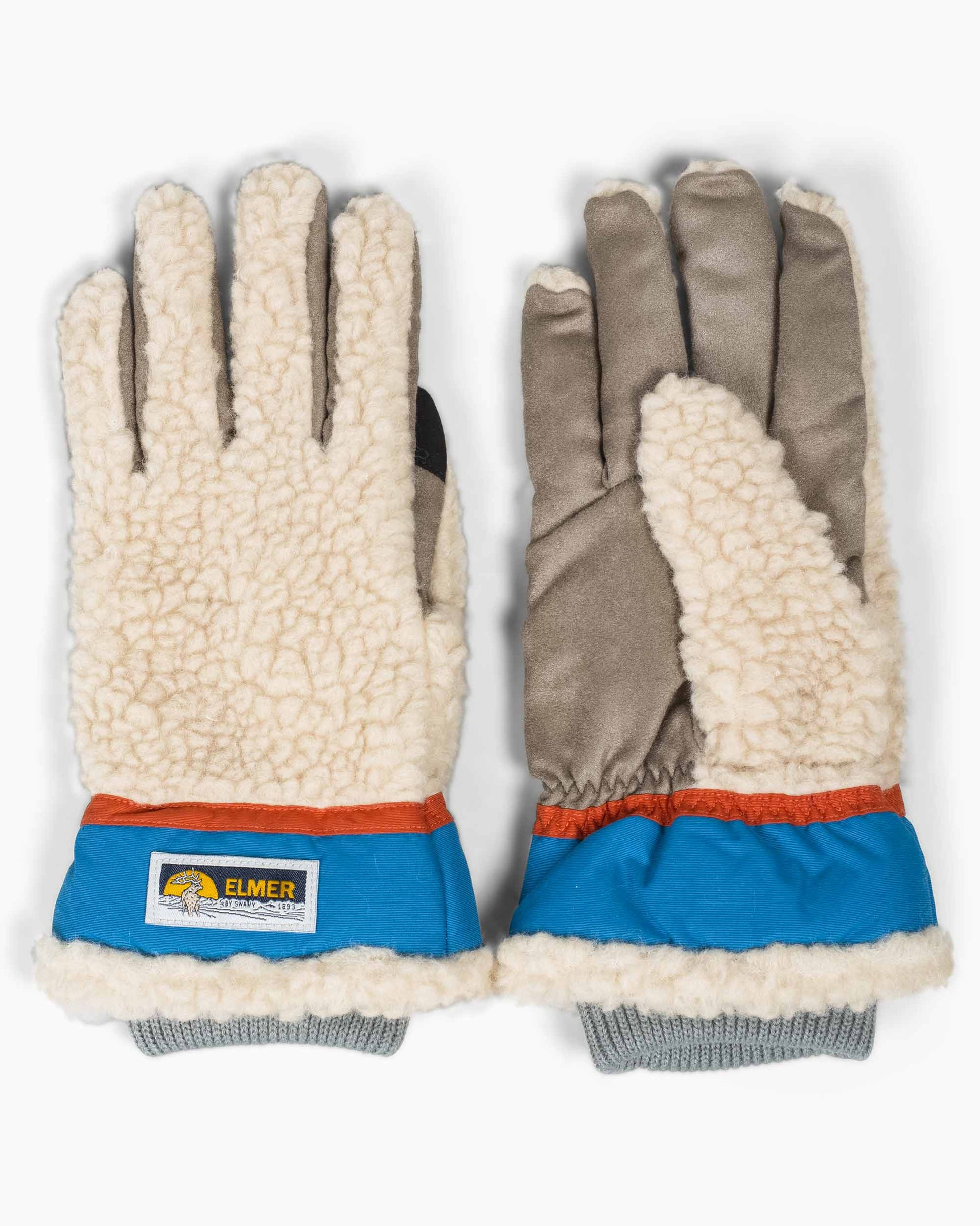 Elmer By Swany EM353 Teddy 5Finger Beige/Blue