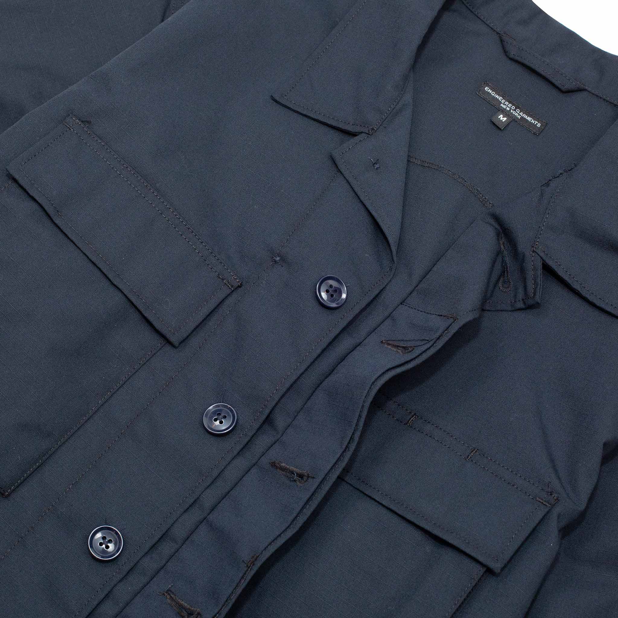 Engineered Garments BDU Jacket Dark Navy Nyco Ripstop