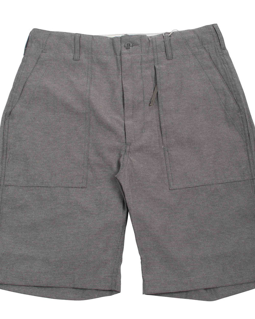 Engineered Garments Fatigue Short Grey CP Waffle Detail