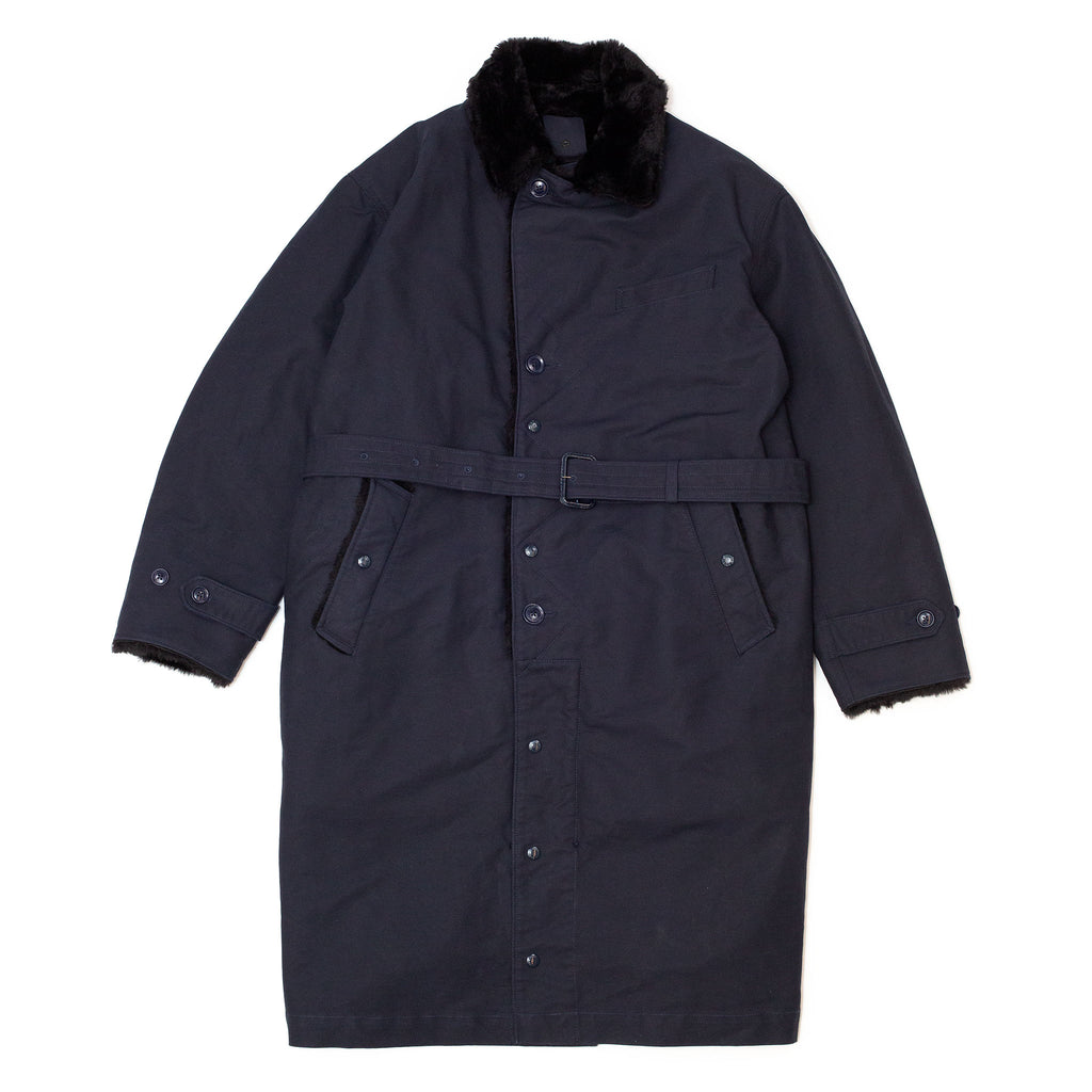 STANLEY Navy Storm System Wool Coat, GM-1007F