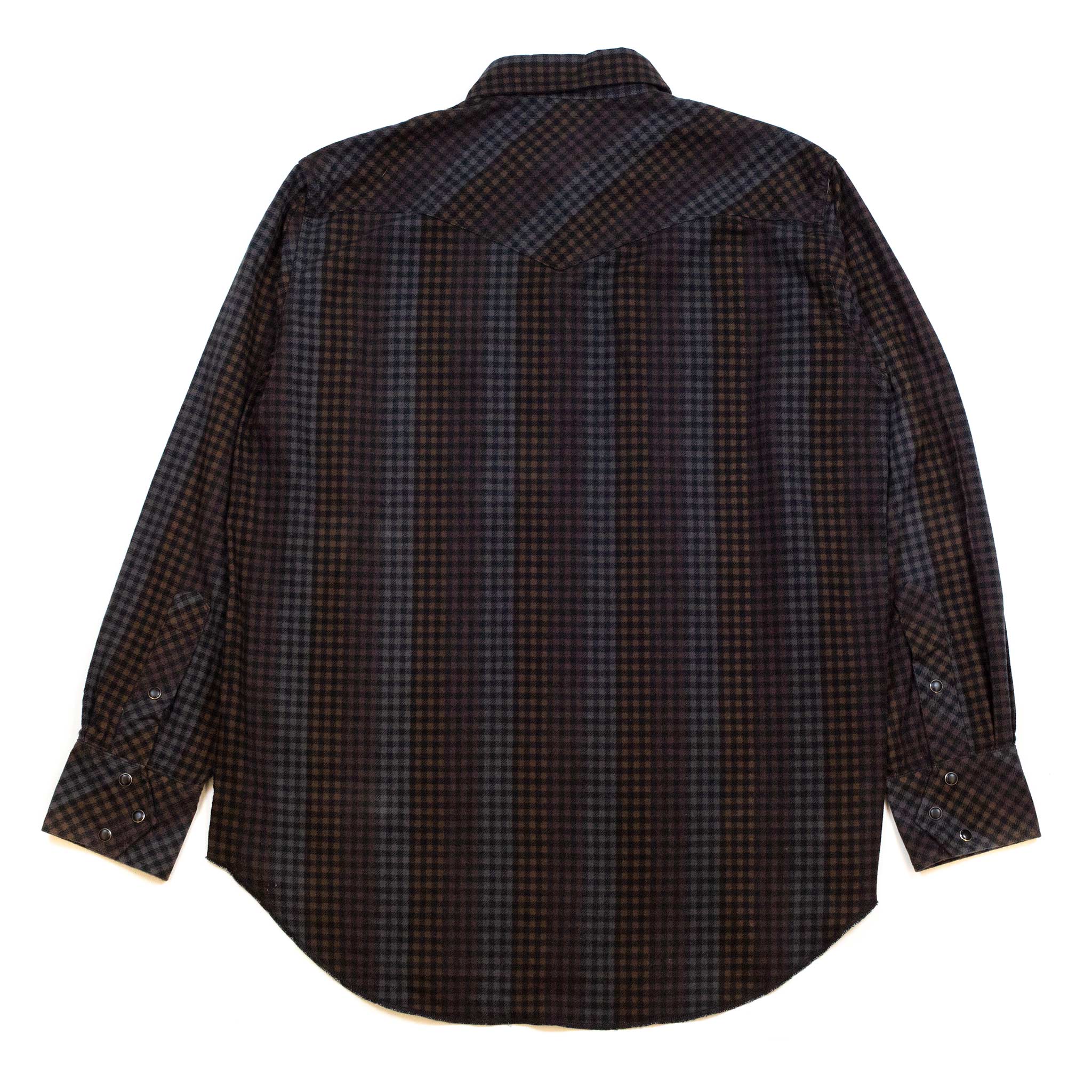 Engineered-Garments-Western-Shirt-Black-Brown-Flannel-Print-Dark-Check-Back-Flat