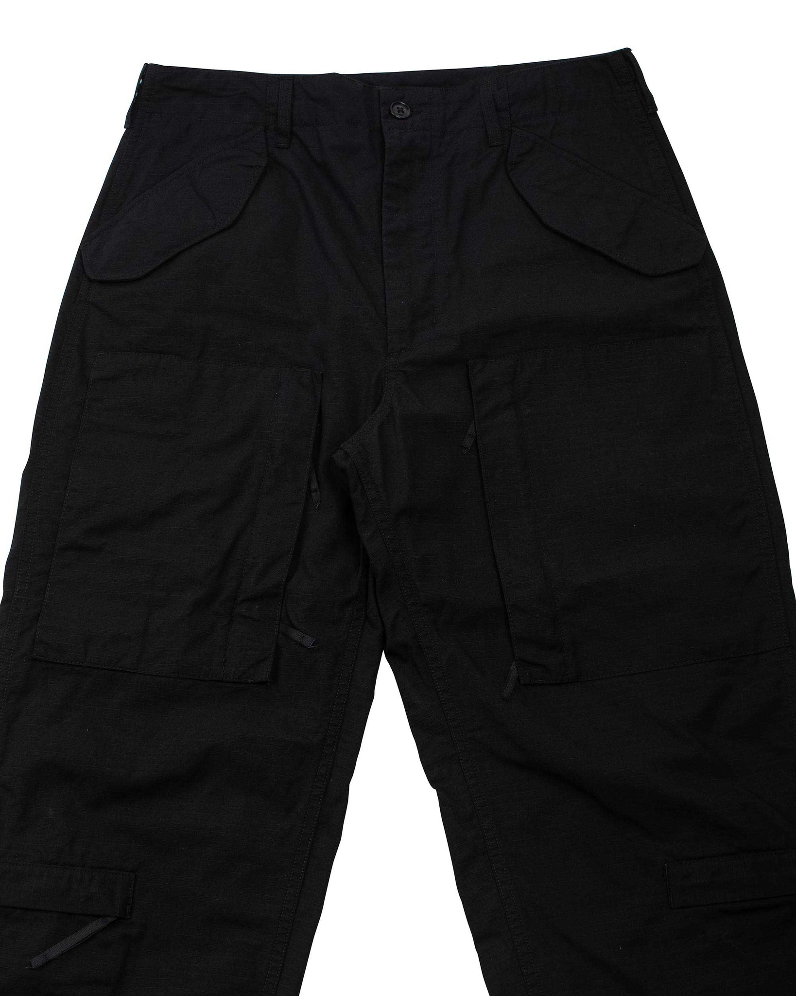 Engineered Garments Aircrew Pant Black Cotton Ripstop