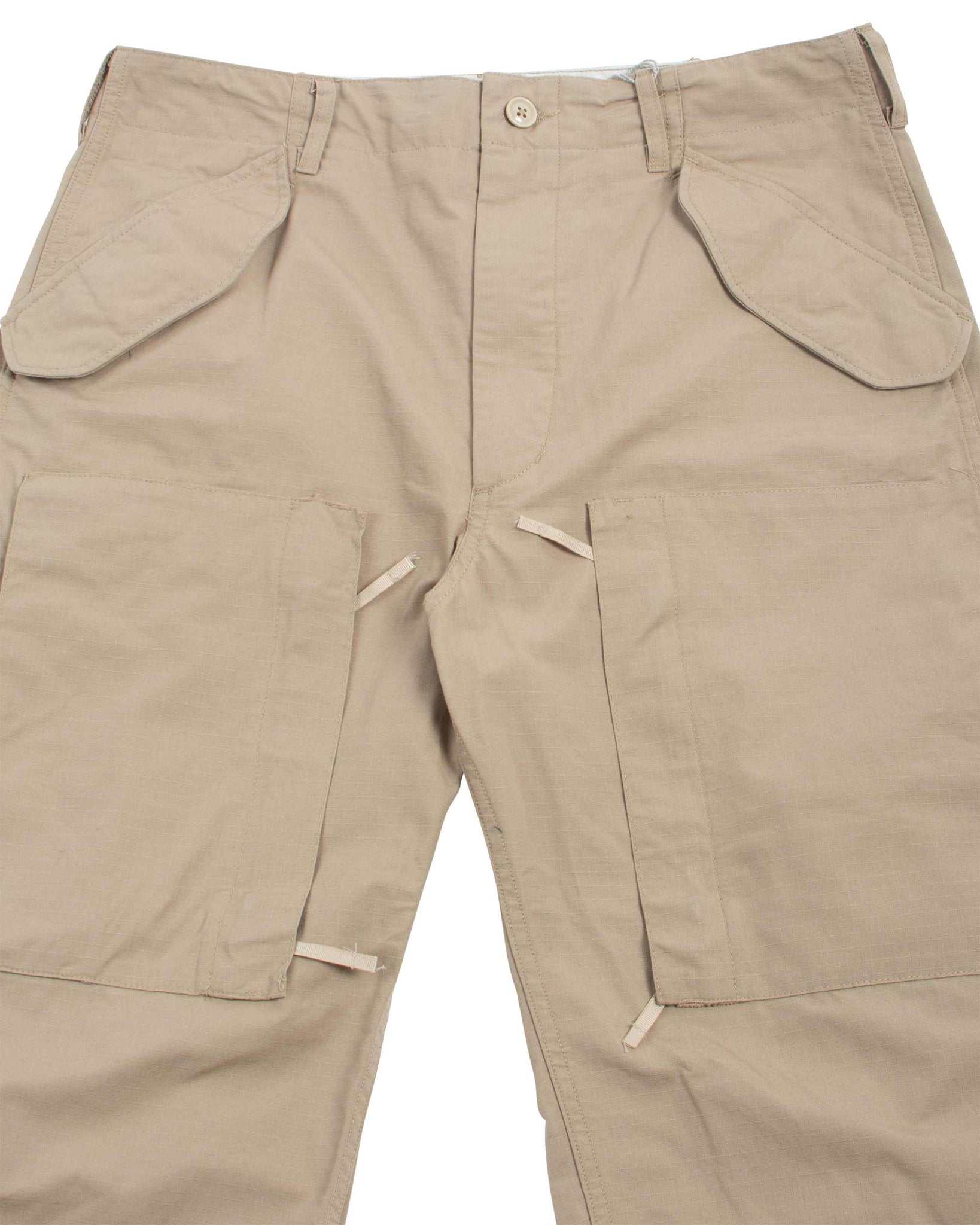 Engineered Garments Aircrew Pant Khaki Cotton Ripstop Detail