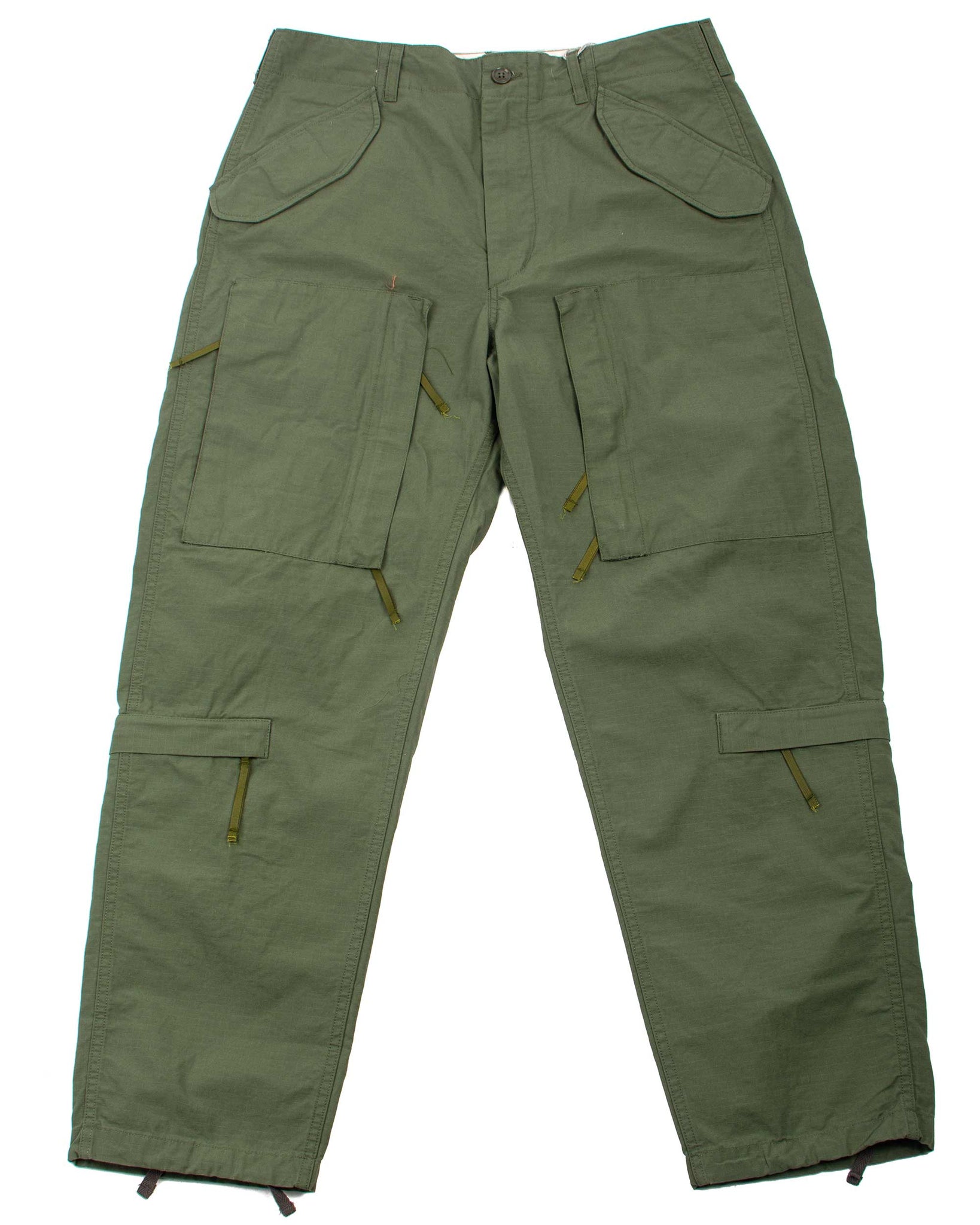Engineered Garments Aircrew Pant Olive Cotton Ripstop