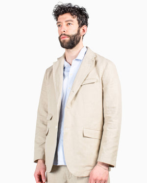 Engineered Garments Andover Jacket Natural Linen Cotton