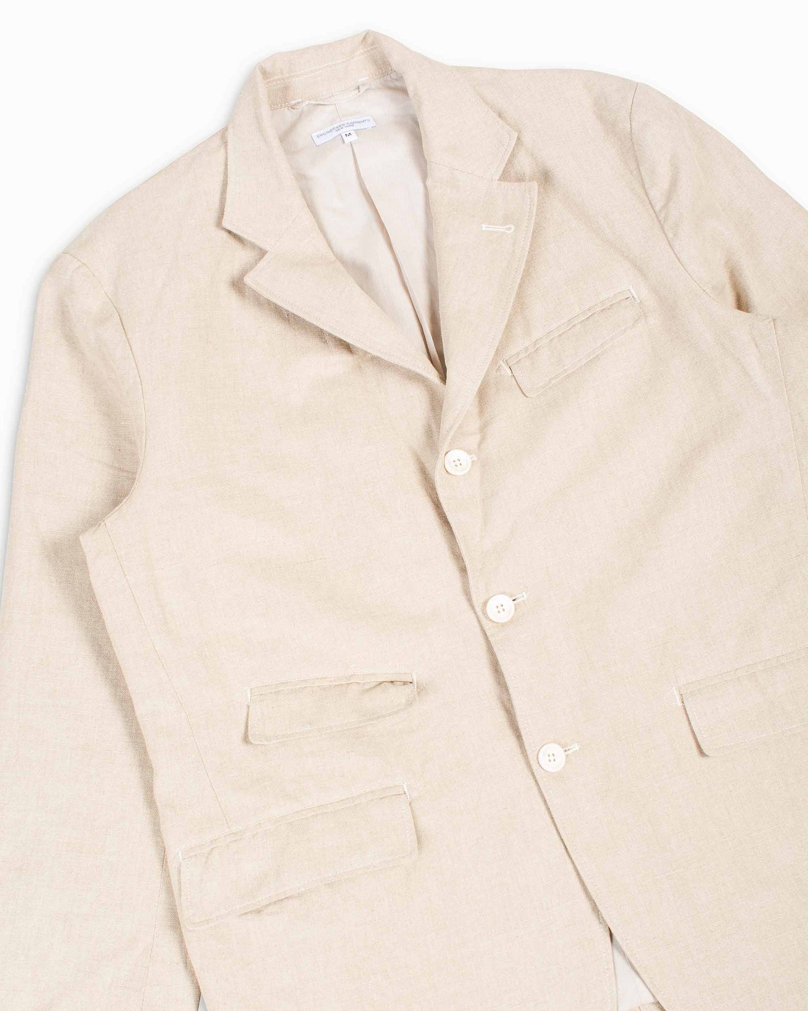 Engineered Garments Andover Jacket Natural Linen Cotton