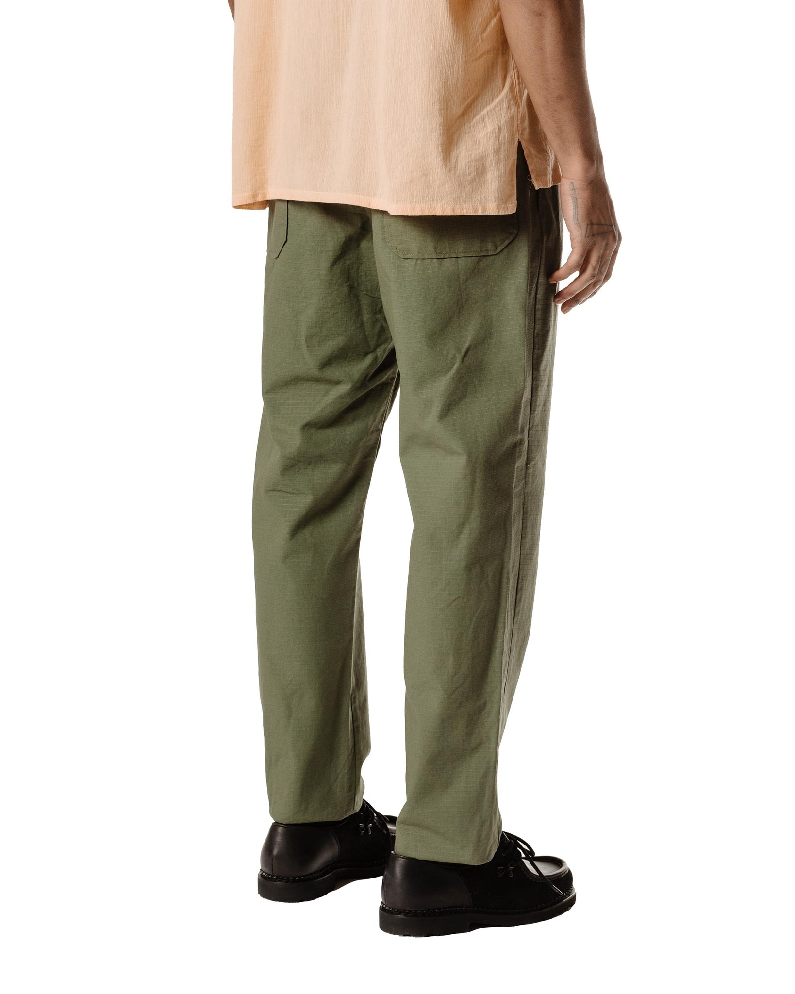 Engineered Garments Carlyle Pant Olive Cotton Ripstop