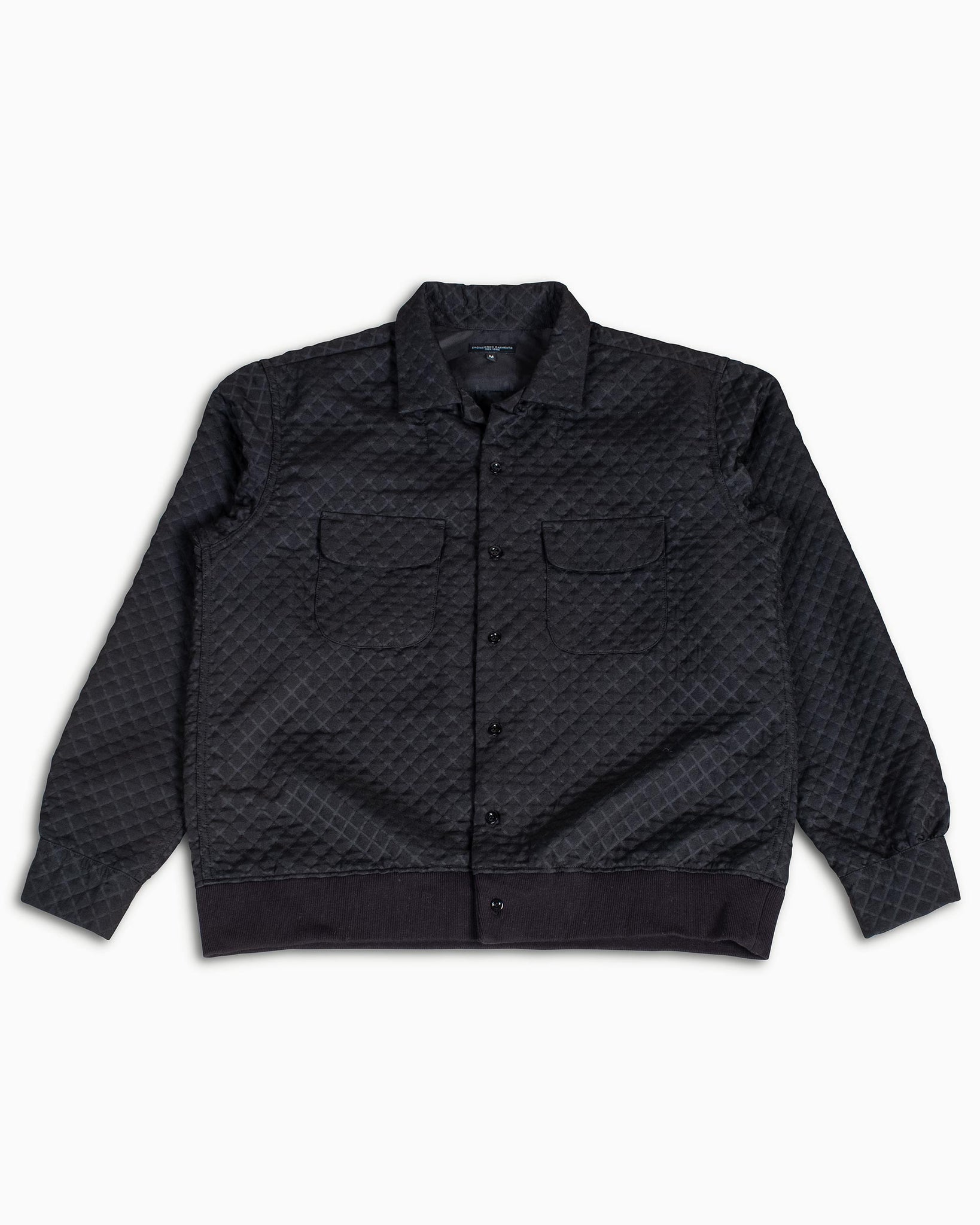 Engineered Garments BA Shirt Jacket Blue Cotton Heavy Twill Plaid