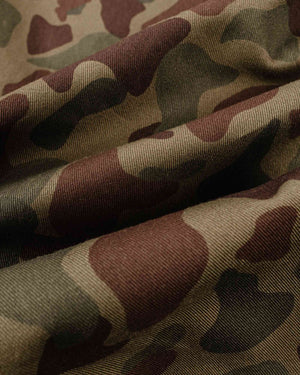 Engineered Garments Cruiser Jacket Olive Camo 6.5oz. Flat Twill Fabric