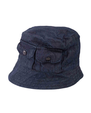 Engineered Garments Explorer Hat Indigo Industrial 8oz Denim Detail