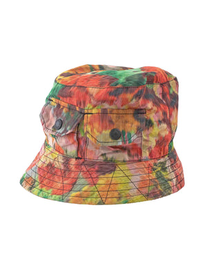 Engineered Garments Explorer Hat Multi Color Polyester Floral Camo Detail