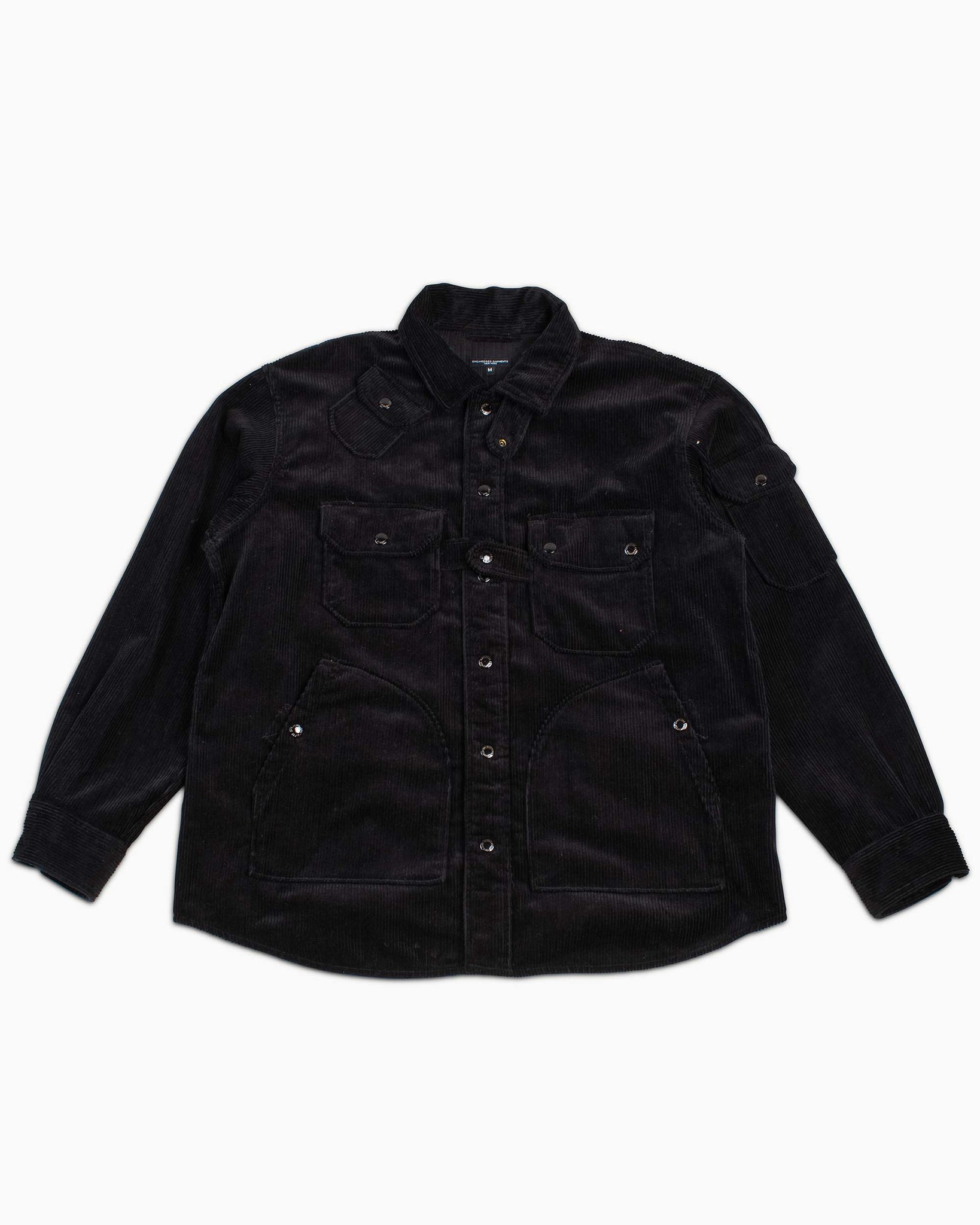 Engineered Garments Explorer Shirt Jacket Black 8W Corduroy