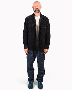 Engineered Garments Explorer Shirt Jacket Black 8W Corduroy Model