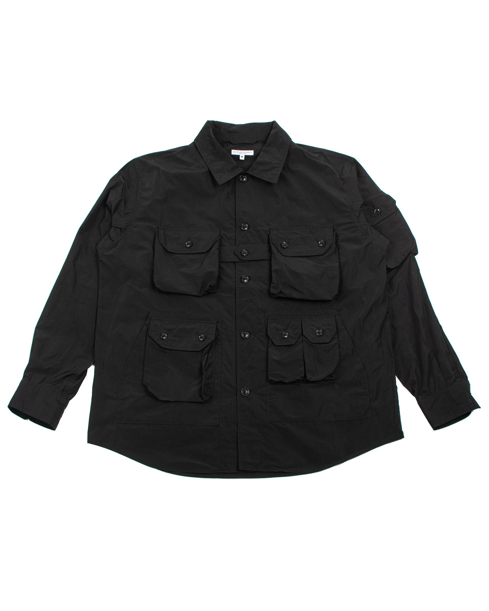 Engineered Garments Explorer Shirt Jacket Black Memory Polyester