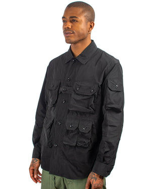 Engineered Garments Explorer Shirt Jacket Black Memory Polyester