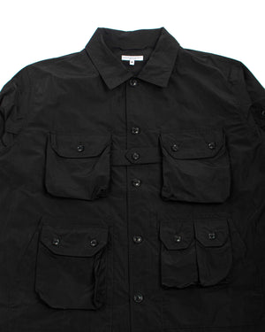 Engineered Garments Explorer Shirt Jacket Black Memory Polyester Detail