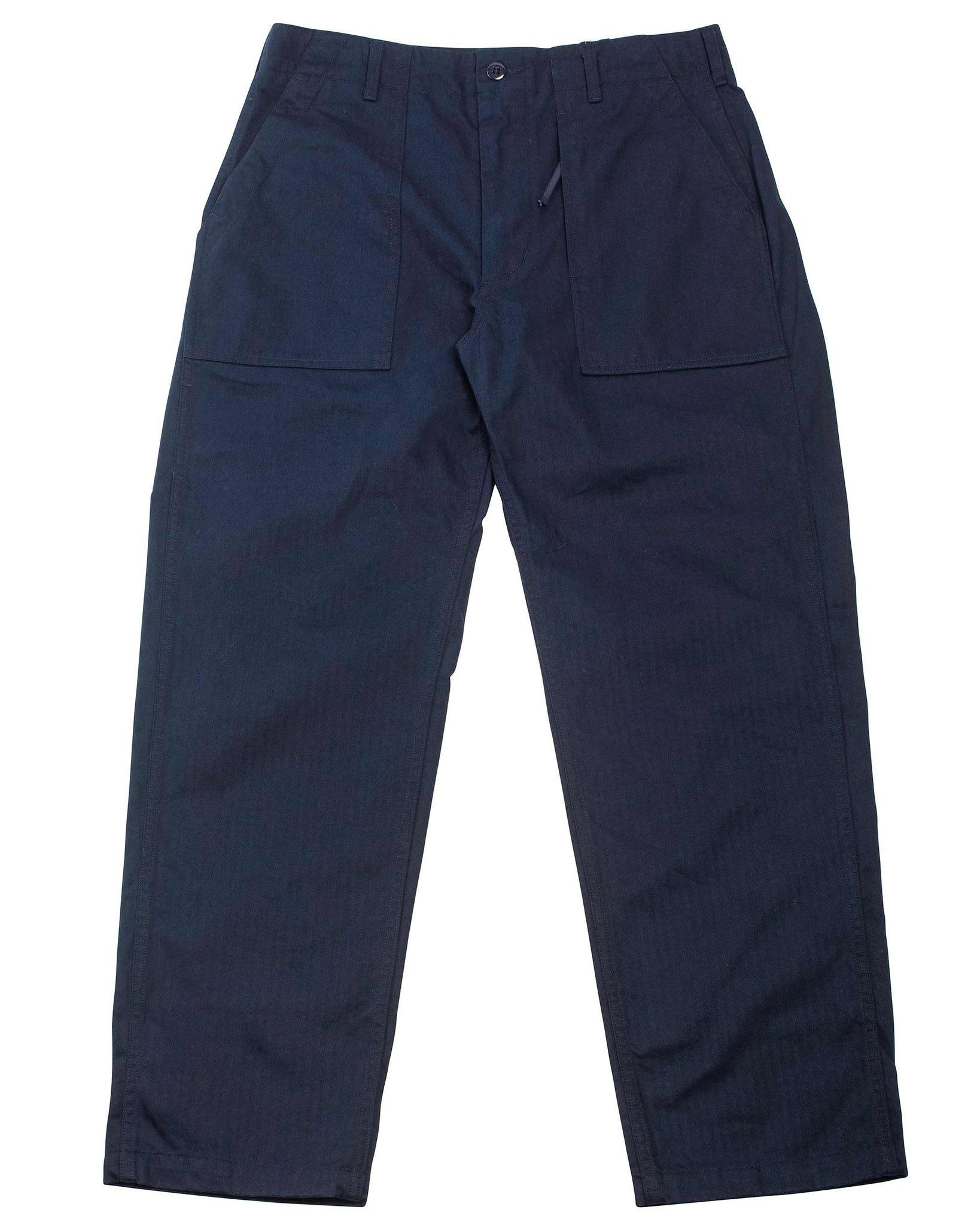 Engineered Garments Fatigue Pant Dark Navy Cotton Herringbone Twill