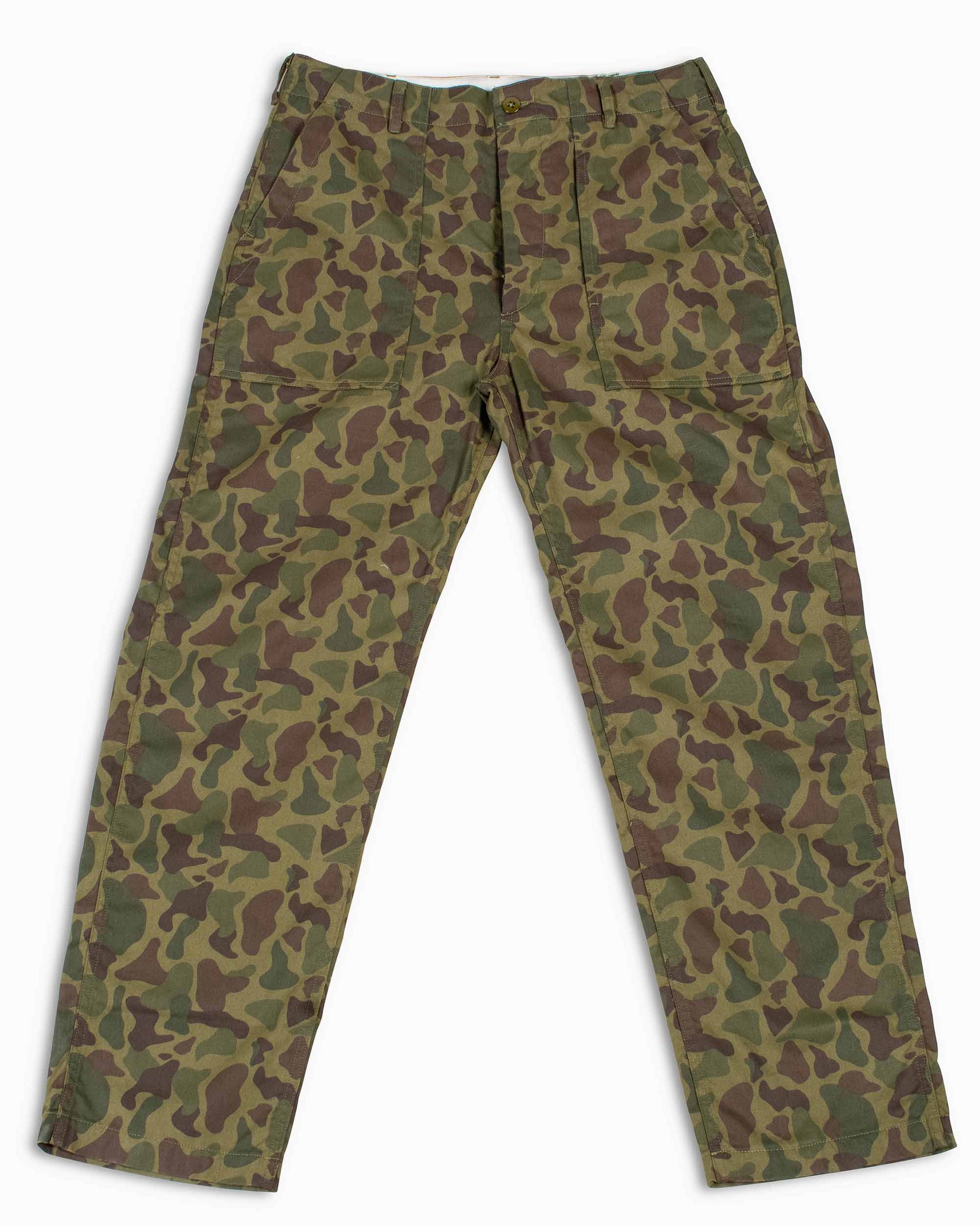 Engineered Garments Fatigue Pant Olive Camo 6.5oz. Flat Twill