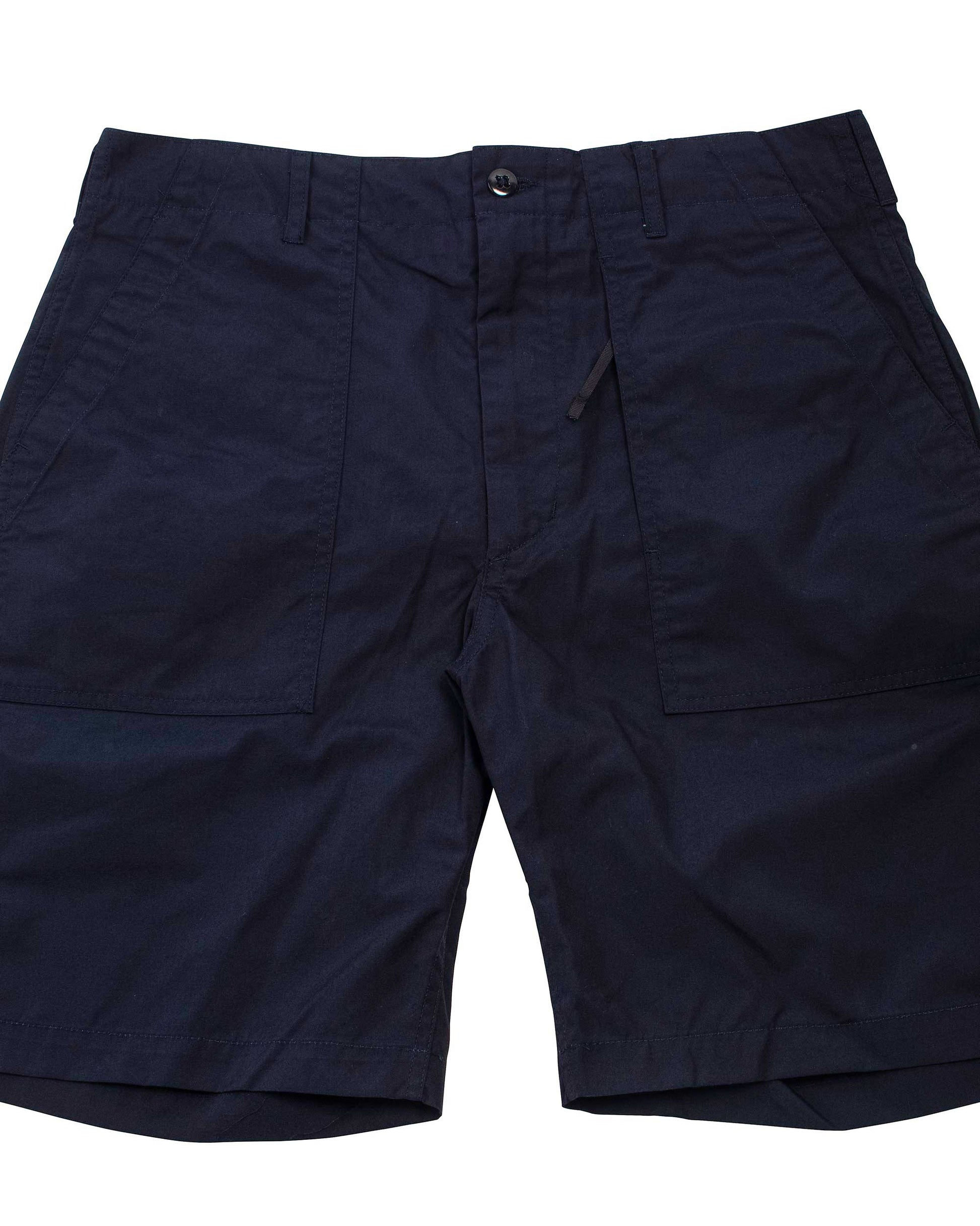 Engineered Garments Fatigue Short Dark Navy PC Poplin Detail