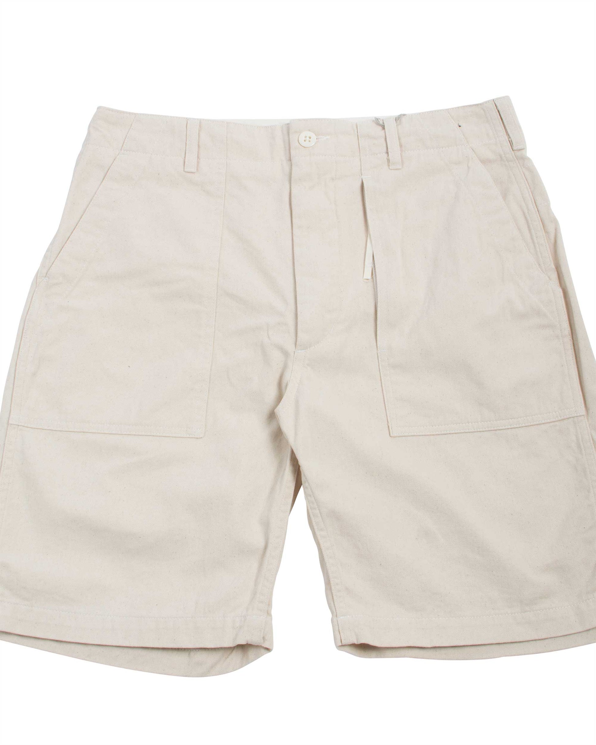 Engineered Garments Fatigue Short Natural 6.5oz Flat Twill Detail