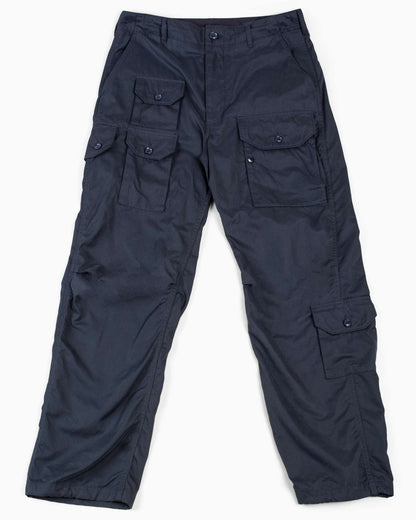 Engineered Garments Flight Pant Dark Navy PC Coated Cloth