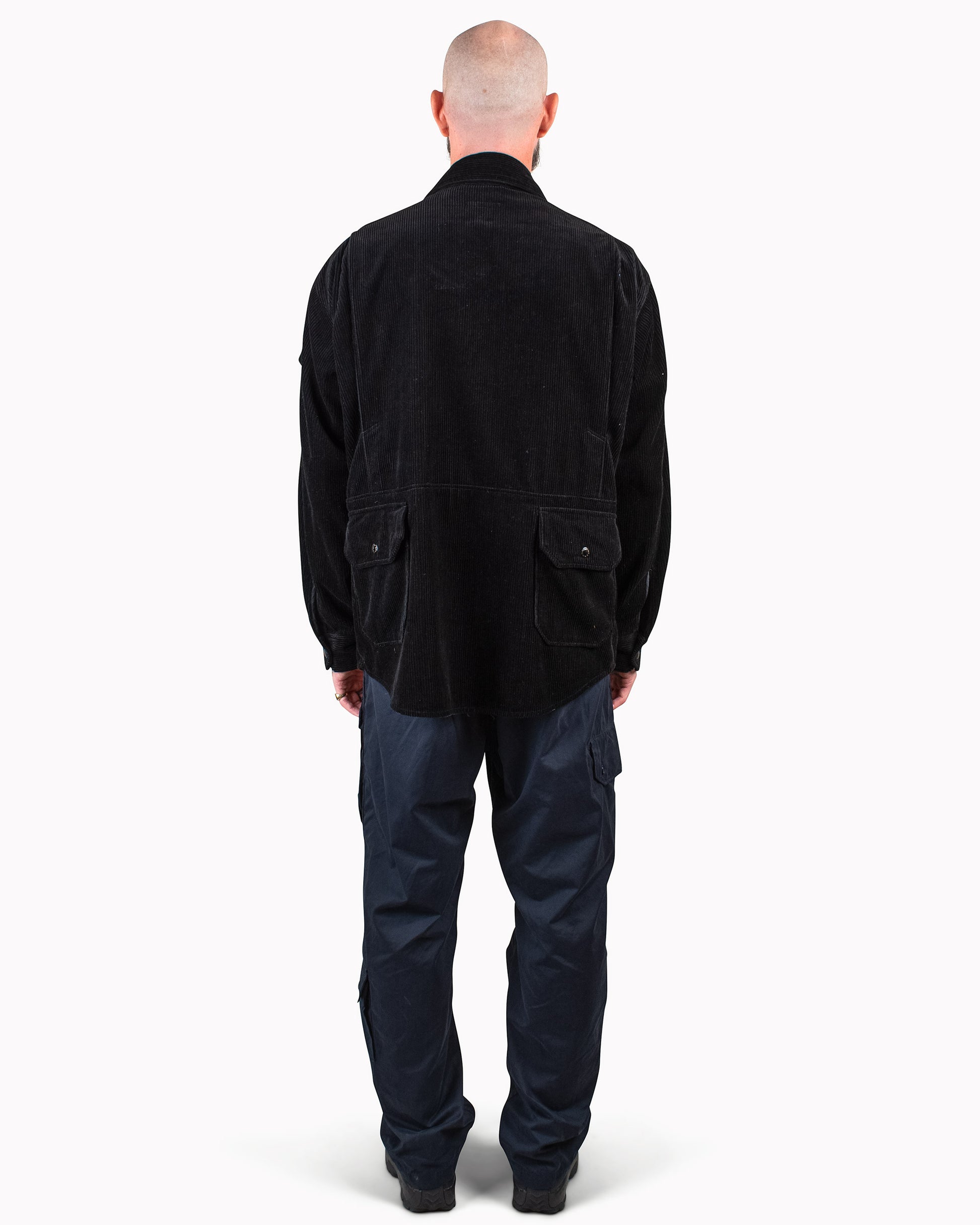 Engineered Garments Flight Pant Dark Navy PC Coated Cloth Back