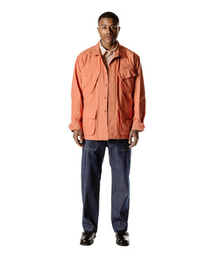 Engineered Garments Jungle Fatigue Jacket Rust Cotton Sheeting Model