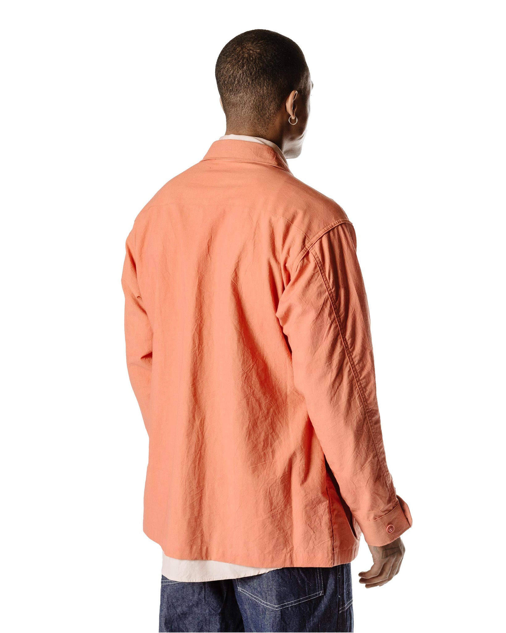 Engineered Garments Jungle Fatigue Jacket Rust Cotton Sheeting Back
