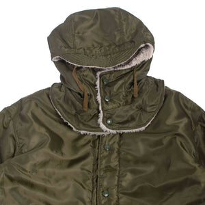 Engineered Garments Liner Jacket Olive Drab Polyester Pilot Twill Detail