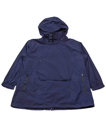 Engineered Garments Over Parka Navy Cotton Duracloth Poplin