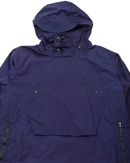 Engineered Garments Over Parka Navy Cotton Duracloth Poplin Detail