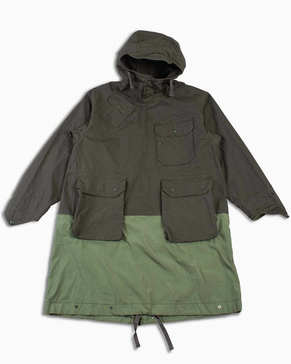 Engineered Garments Over Parka Olive Heavyweight Cotton Ripstop