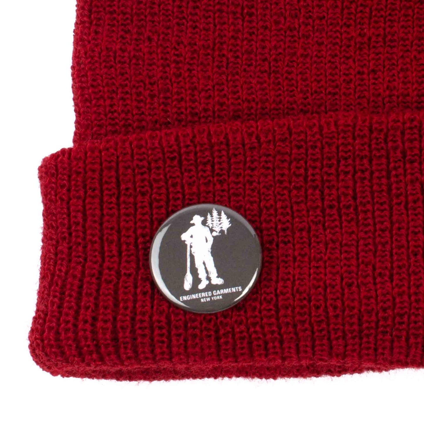 Engineered Garments Wool Watch Cap Red Close