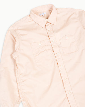 Engineered Garments Work Shirt Pink Superfine Poplin Detail
