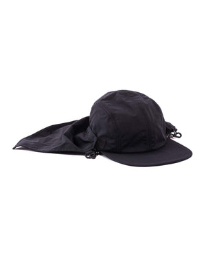 Found Feather Awning Cap (Packable) Yoryu Black
