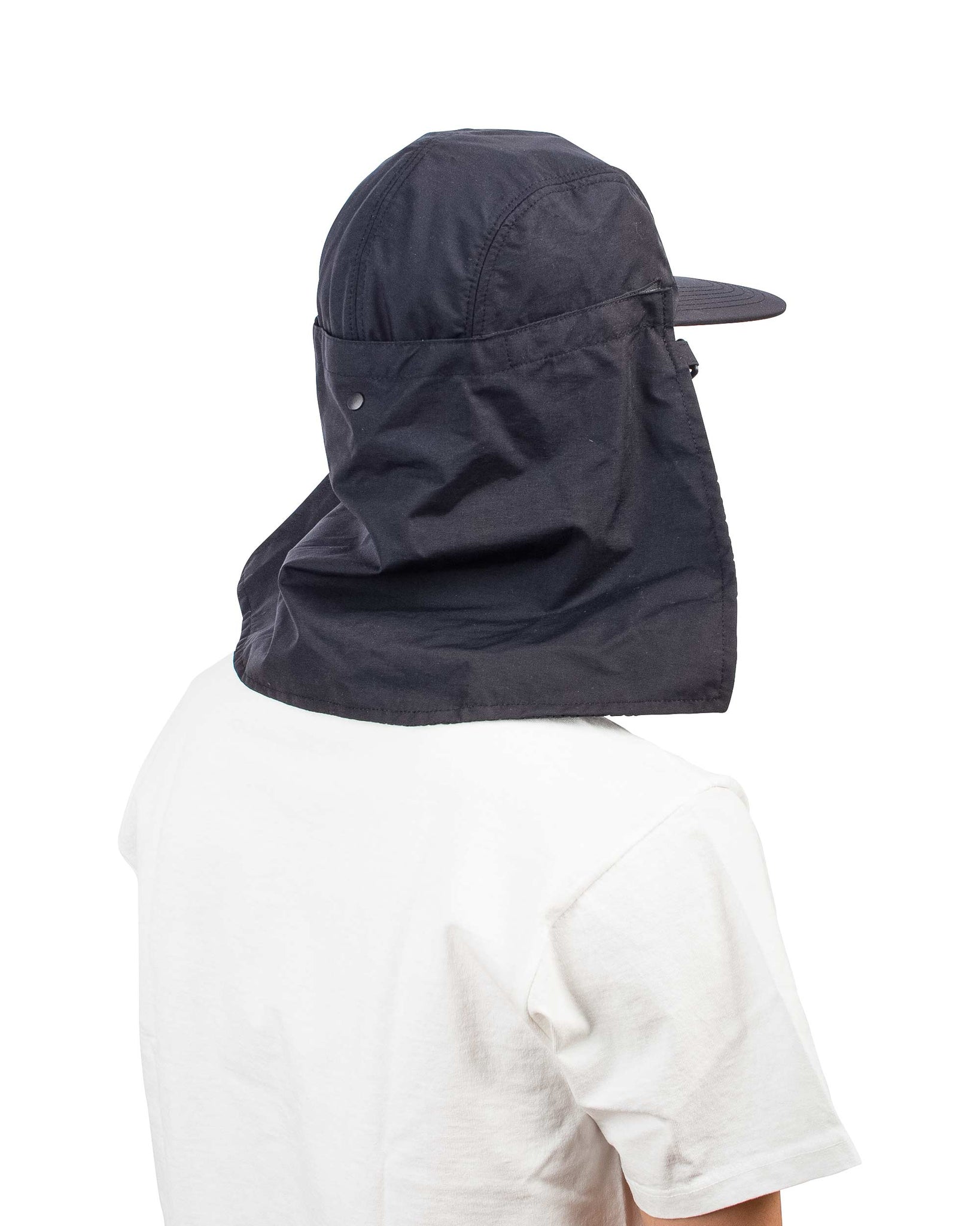 Found Feather Awning Cap (Packable) Yoryu Black Back