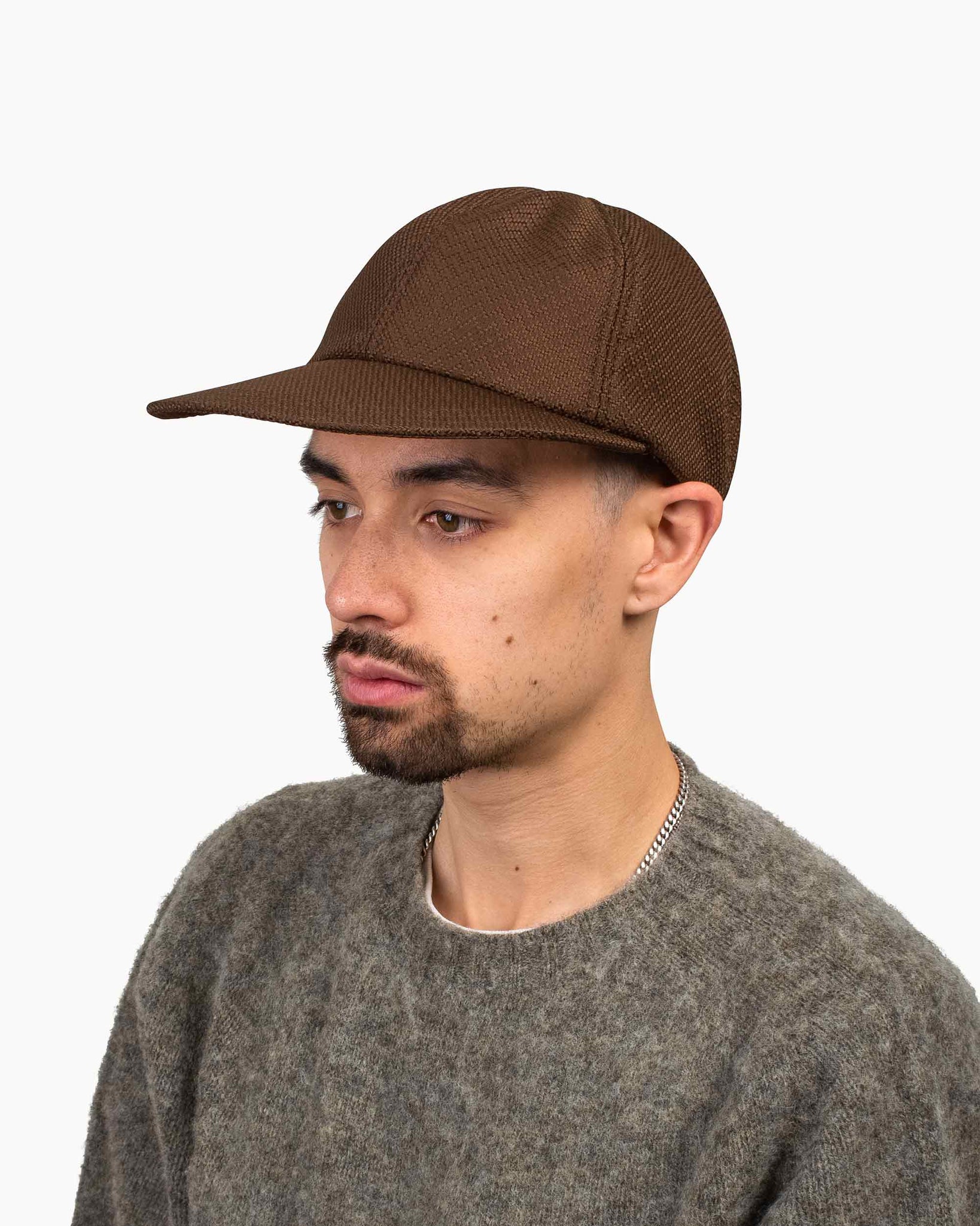 Found Feather Classic 6 Panel Cap Brown Model