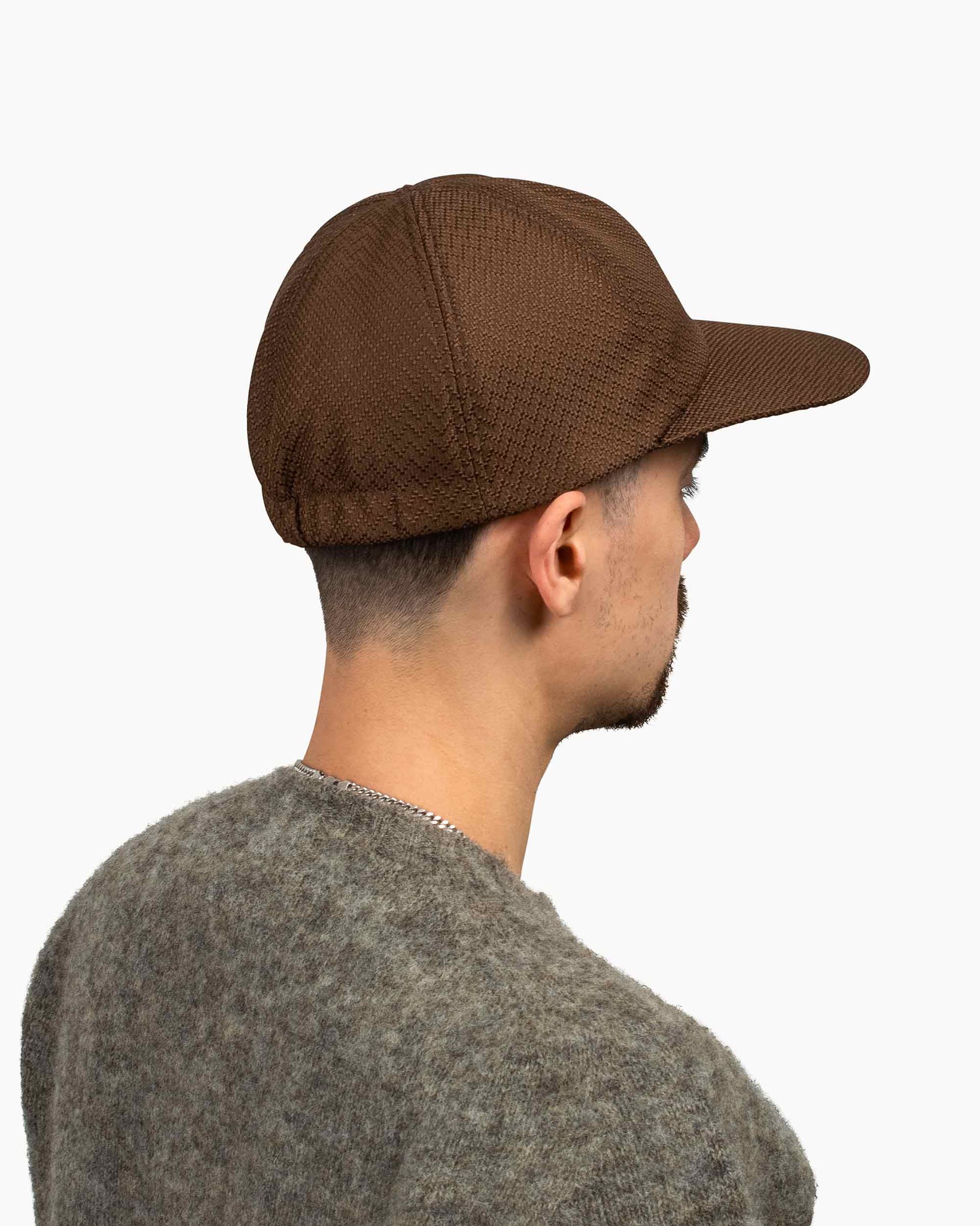 Found Feather Classic 6 Panel Cap Brown Back