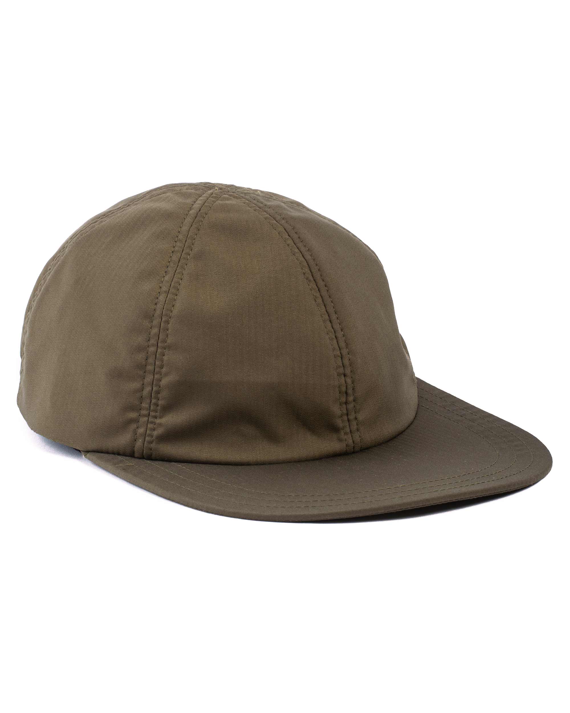 Found Feather Classic 6 Panel Cap Herringbone CoolMAX Olive