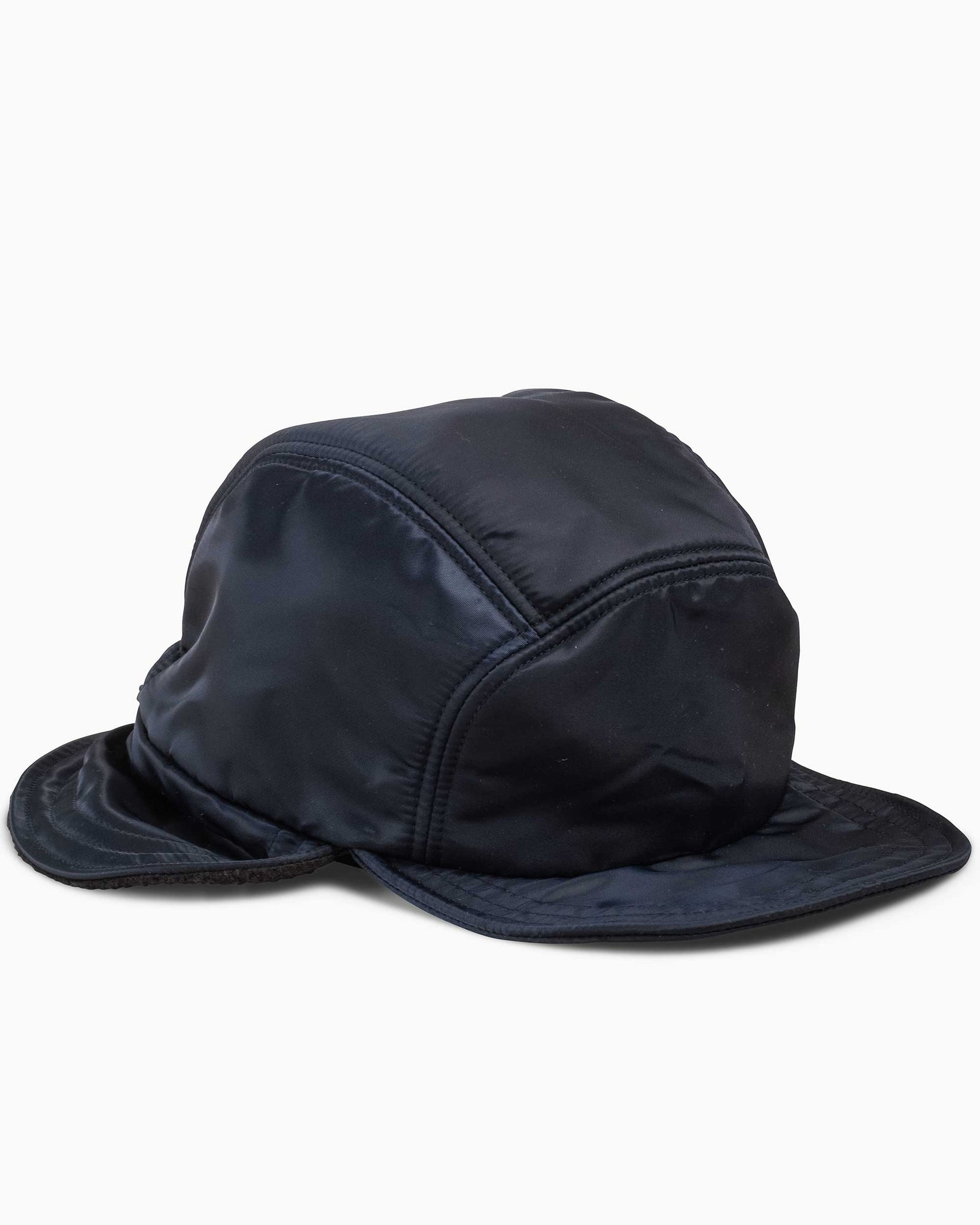 Found Feather Lily Pad Hat Black