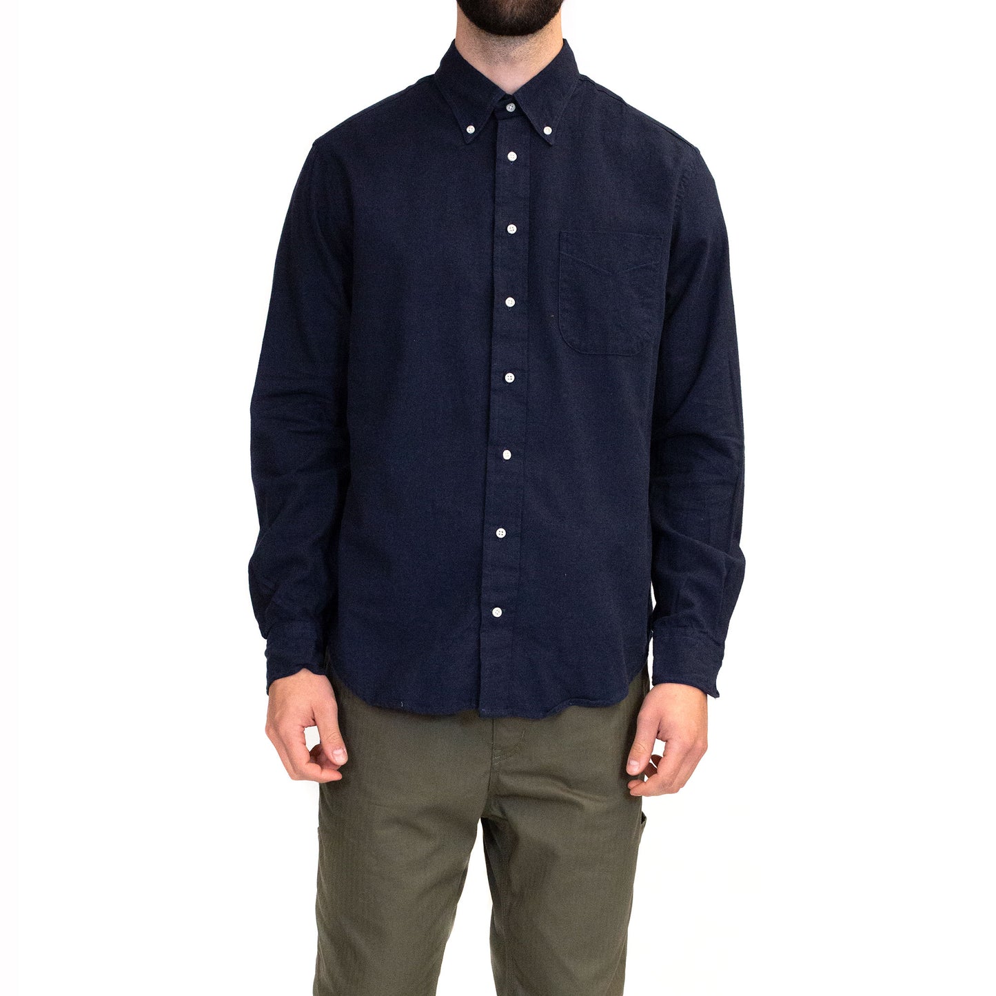 Gitman Vintage Bros. Flannel Shirt Navy