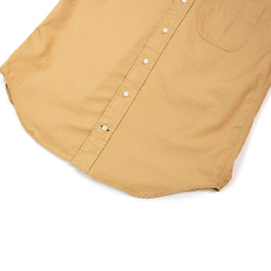 Gitman Vintage Bros. Short Sleeve Tan Overdye Oxford