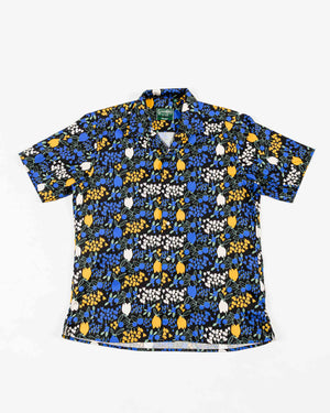 Gitman Vintage Bros. Black Tulip Fields Camp Collar Shirt
