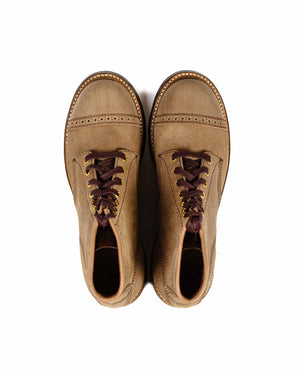 John Lofgren Bootmaker Combat Boots Horween Leather CXL Natural Roughout Top