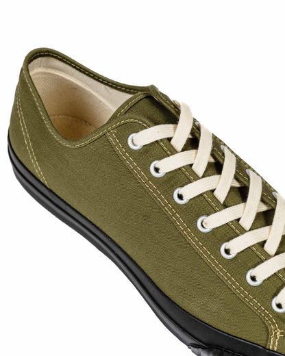 John Lofgren Bootmaker JLB Champion Sneakers WWII Style US Army Olive Drab Close