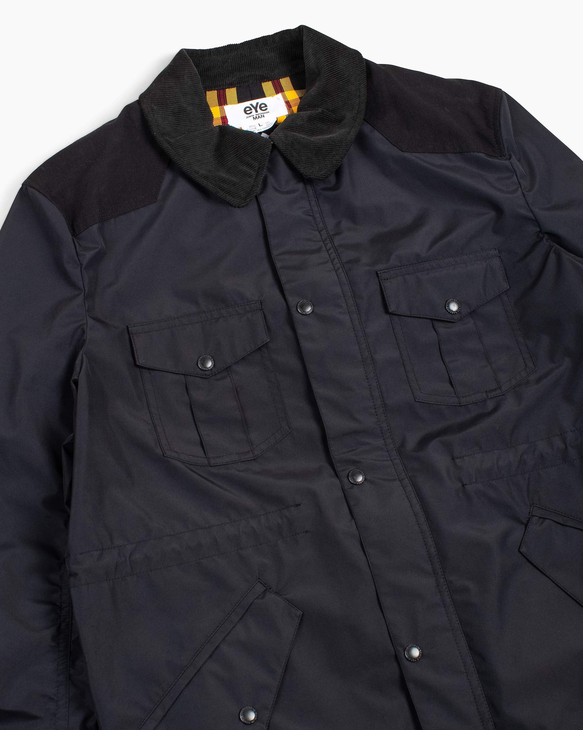 Junya Watanabe MAN GORE-TEX Infinium Coat Black Details