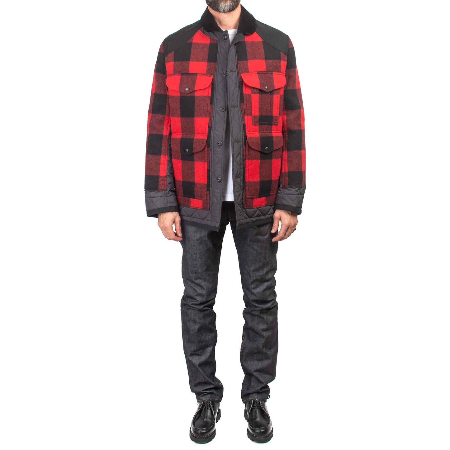 Junya Watanabe MAN Plaid Jacket Black/Red Model