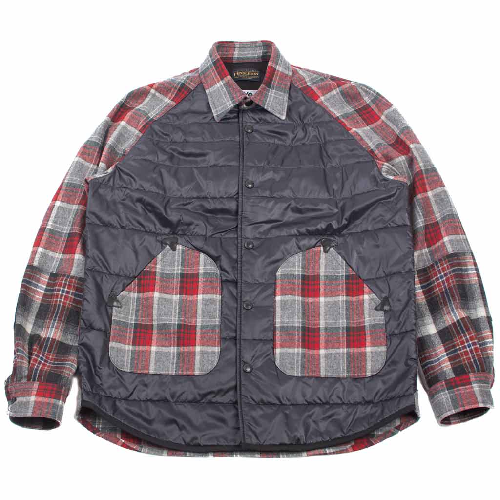 Junya Watanabe MAN eYe x Pendleton Plaid Shirt Grey/Red