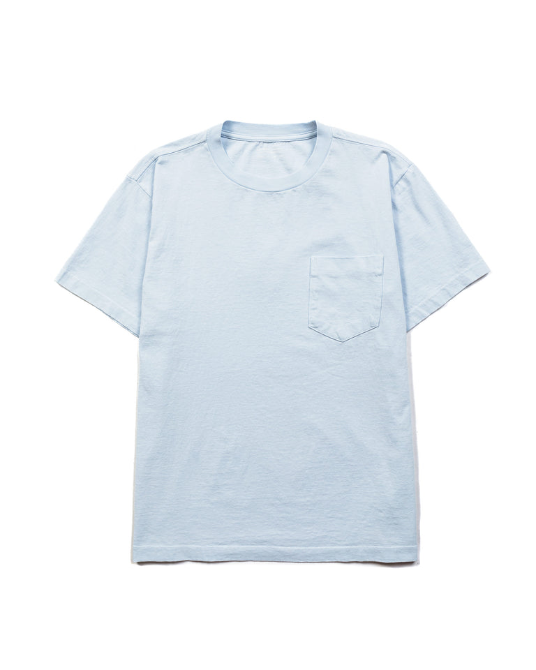 Lady White Co. Balta Pocket T-Shirt Pale Blue