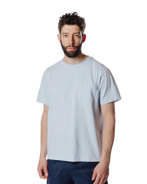Lady White Co. Balta Pocket T-Shirt Pale Blue Close